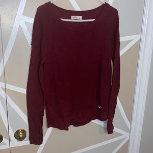 Wine Hollister Sweater